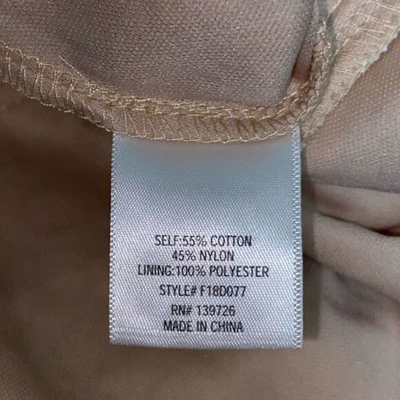 Francesca's Louise Scallop V-Neck Palm Lace A-Line Dress Mini Dress - Picture 10 of 10